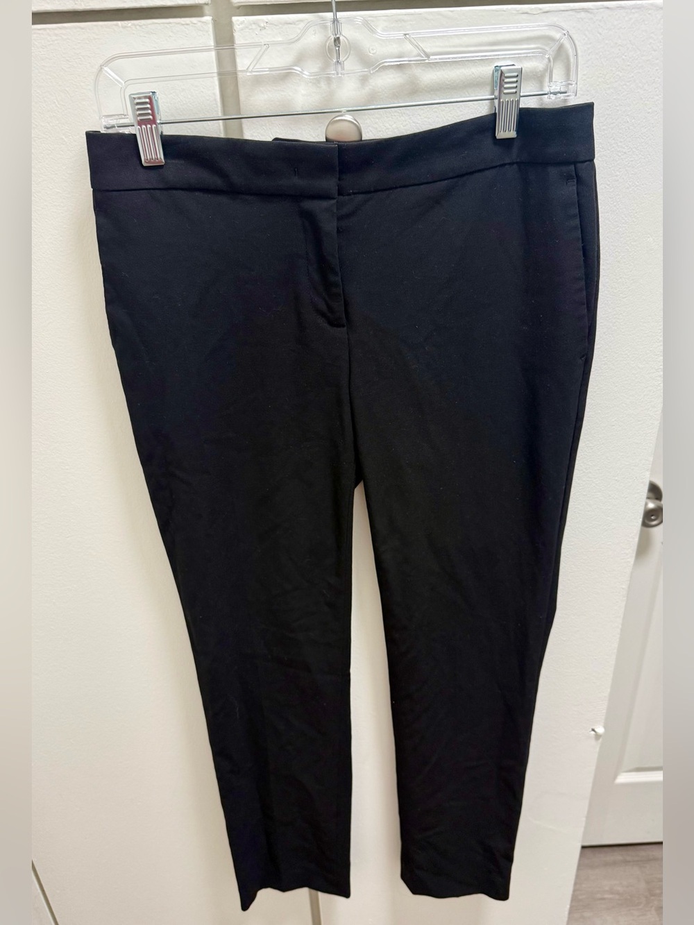 Ann Taylor Straight Leg Black Dress Pants